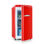 Freezer 60 L Table Top Mini Freezer Freestanding Upright Freezer Ice Chiller Red