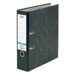 A4 Extra Large Capacity Lever Arch Files, ELBA, Black, Single Folder, Paper on Board