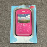 Pink Silicon Soft Skin Cover Case for Blackberry 9000 Mobile Phone - Brand New