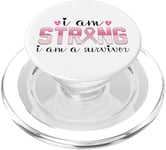 I Am Strong I Am A Survivor Inspirational PopSockets PopGrip for MagSafe