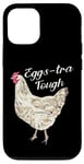 Coque pour iPhone 12/12 Pro Eggs-tra Tough Poule blanche