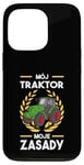 Coque pour iPhone 13 Pro Farmers My Tractor My Rules Mój Traktor Mon Zasady Tractor