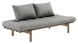 Karup Design Pace Daybed Sovesofa, Brunlakkert furu, Grey