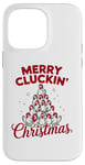 iPhone 14 Pro Max Merry Cluckin' Christmas Funny Chicken Lovers Farm Xmas Case