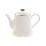 Home ESPRIT Théière blanche noire porcelaine 1 l