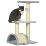 72cm Cat Tree Tower for Indoor Cats w/ Sisal Scratching Post, Pad