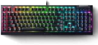 Blackwidow V4 X - Clavier Gaming Mécanique Avec Chroma Rgb (Switchs Mécaniques Jaunes , 6 Touches Macros Dédiées, Touches Abs À Double Injection) Us-Layout | Noir