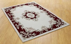 Rugs Direct Rug, 100% Wool, Red, 120cm x 180cm