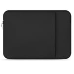 Tech-Protect MacBook / Laptop Neopren  Sleeve 15-16" (37 x 26 cm) med Ekstra Lomme - Svart