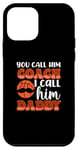 Coque pour iPhone 12 mini Fun Coach Daddy Basketball Thème