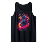 Robot Samurai Warrior Japanese Samurai Ninja Tank Top