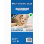 Protège Matelas 160x200+25 Cm Imperméable Et Anti Allergique (Blanc)