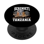 Serengeti National Park Tanzania Safari Animals Big 5 Africa PopSockets Adhesive PopGrip