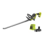 Ryobi RY18HT55A-120 18V ONE+ Cordless 55cm Hedge Trimmer Kit (1 x 2.0Ah)