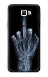 X-ray Hand Middle Finger Case Cover For Samsung Galaxy J5 Prime