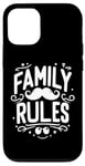 iPhone 12/12 Pro Family Rules: Love, Laughter, and Togetherness Case