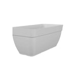 Jardinière xl plastique 80 cm - blanc Artevasi