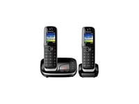 Panasonic Kx-Tgj322, Dect Telefon, Telefonhøjttaler, 250 Entries, Navn Og Vis-Nummer, Tekstbeskeder (Sms), Sort. Telefonsvare Virker Ikke I Dk.