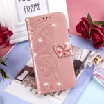 Or rose-Huawei P30 Lite-Étui portefeuille en cuir avec support pour téléphone, housse pour Huawei