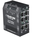 Black box BLACK BOX LBH600 SERIES FAST ETHERNET (100-MBPS) HARDENED TEMPERATURE SWITCH - (6) 10/100-MBPS COPPER RJ45, 24V DC-POWER, DIN RAIL (LBH600A-HD-24)