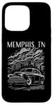 Coque pour iPhone 15 Pro Max Memphis TN Voiture classique industrielle design vintage