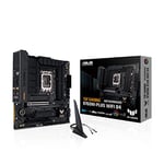 ASUS TUF GAMING B760M-PLUS WIFI D4 Intel(13th and 12th Gen)LGA 1700 mATX motherboard,PCIe 5.0,2xPCIe 4.0 M.2 slots,DDR4,WiFi 6,2.5Gb LAN,USB 3.2 Gen 2x2 Type-C,front USB 3.2 Type-C,Thunderbolt (USB4®)