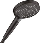 Hansgrohe Raindance Select S Hånddusj 3jet, Sort Matt - 26530670