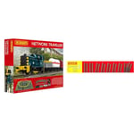 Hornby Network Traveller Train Set., Multicolour (R1279M) & R8222 00 Gauge Track Extension Pack B