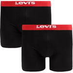 Caleçons Levis  Boxer-shorts Brief Lot de 2 Noir