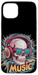 Coque pour iPhone 15 Plus Cool Headphones Music Lover