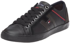 Tommy Hilfiger Will 3, Baskets Mode Homme - Noir (Black), 45 EU