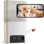 Bites 2 Lite Est Une Caméra Wifi Interactive Pour Surveiller Les Chat Et De Chien Avec Une App Téléphonique Et Un Distributeur De Gourmand S