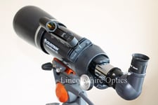 Celestron Astromaster 80 AZS short tube telescope with eyepieces  red dot finder