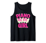 Music Lover Keyboard Pianist Funny Piano Girl Musician Gifts Tank Top