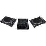 Reloop RMX-60 avec 2 x Reloop RP-7000 MK2 Deep Black platine vinyle DJ