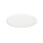 Eglo connect.z Plafonnier LED connecté Rovito-Z, Ø 29,5 cm, lampe de plafond contrôlable par appli et commande vocale Alexa, blanc chaud - froid, rétro-éclairage RGB, dimmable, blanc