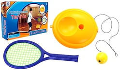 BLUE SKY - Set Entrainement Tennis - - Jeu de Plein Air - 047255 - Multicolore - Plastique - 30 cm x 37 cm - Jouet Enfant - Jeu De Raquette - À Partir de 5 Ans