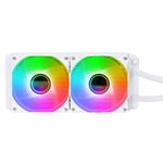 CiT PRO Glacier 240 White Water Liquid CPU Cooler 240mm LED AIO System Kit