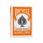 Bicycle Orange Rider Back cards