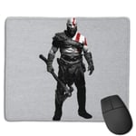 God of War Kratos Axe Customized Designs Non-Slip Rubber Base Gaming Mouse Pads for Mac,22cm×18cm， Pc, Computers. Ideal for Working Or Game