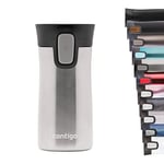 Contigo Unisex's Pinnacle Autoseal Thermobecher, Edelstahl-Reisebecher, Isolierbecher, auslaufsicher, Kaffeebecher to Go, Travel Mug mit Easy-Clean-Deckel, BPA-frei, 300 ml, Stainless Steel