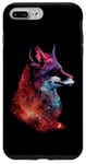 iPhone 7 Plus/8 Plus Red Fox Space Galaxy Space Cosmic Milky Way Wildlife Art Case