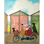 Art Group AFWDC94748 The Sam Toft There May Be Better Ways To Spend An Afternoon But I Doubt It Canvas Print, Cotton, Multi-Colour, 1.8 x 40 x 50 cm