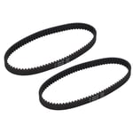 2 X Vacuum Belt 1611129 Rubber Vacuum Cleaner Belt For Bissell ProHeat♡