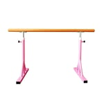 Barre De Ballet 4FT Barre De Danse Extensible Portative À Double Autoportante Réglable À La Maison (Color : Pink)