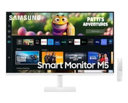 Samsung 32'' Smart Monitor M50C FHD 4ms White Speakers & Remote LS32CM501EUXXU