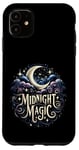 Coque pour iPhone 11 Midnight Magic, bonne année 2025