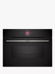 Bosch Series 8 CMG7241B1B Built-In Compact Oven with Microwave Function, Black