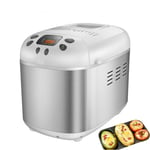 Automatic Bread Machine Non-Stick Bread Maker with Smart Touch Button 15 Programs 3 Crust Colors 15 Hours Delay And 15 Minutes Power Off Memory 905W
