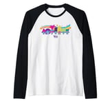 DreamWorks Trolls Band Together Rainbow Raglan Baseball Tee